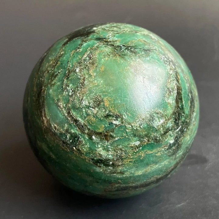 Green Jasper Sphere