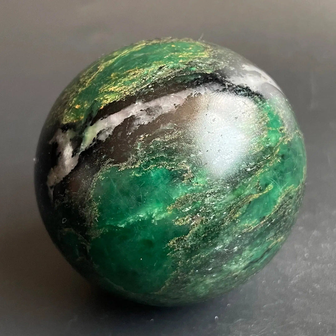 Green Jasper Sphere