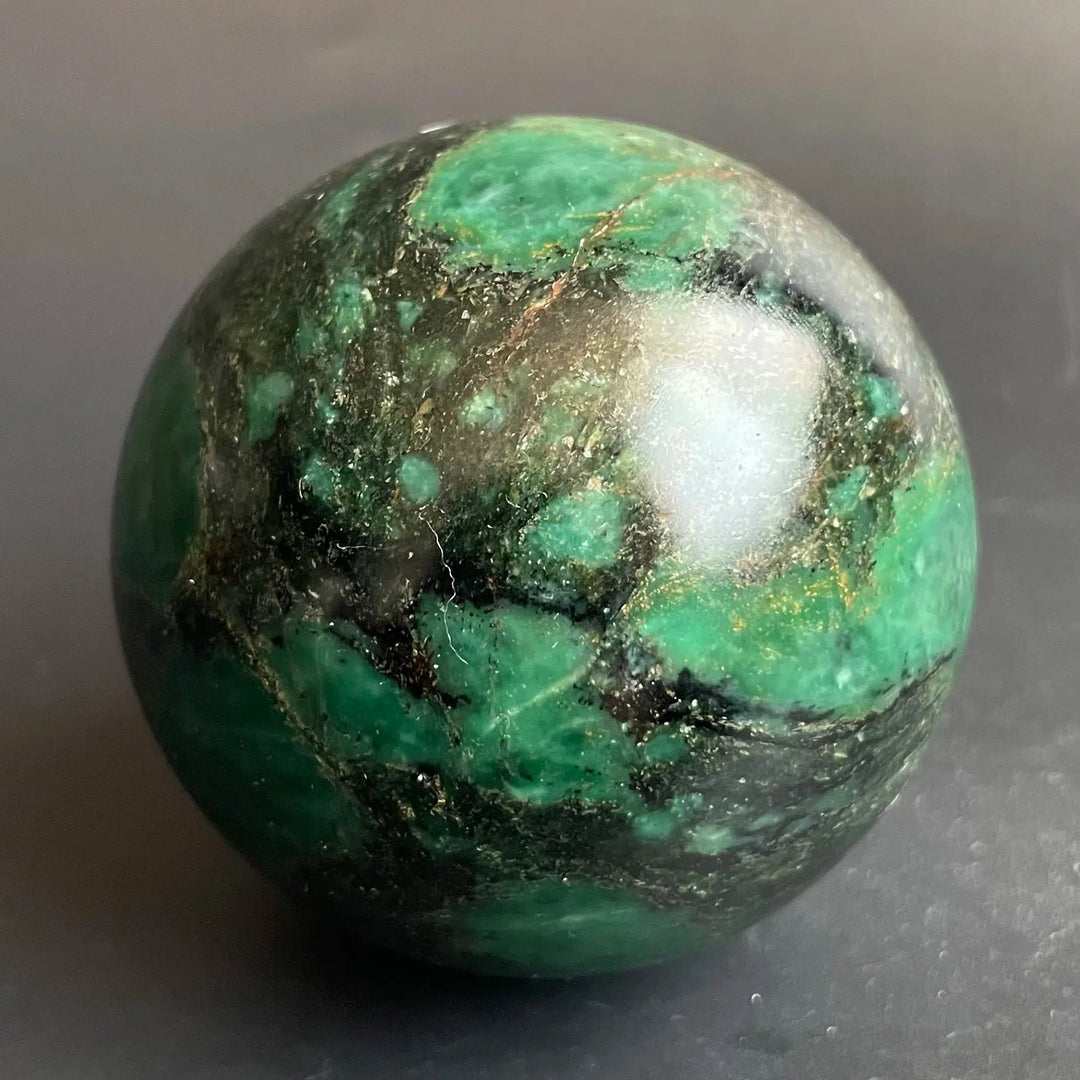 Green Jasper Sphere