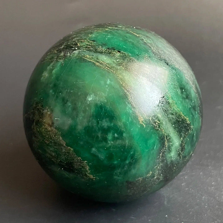 Green Jasper Sphere