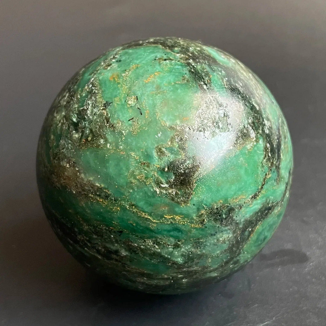 Green Jasper Sphere