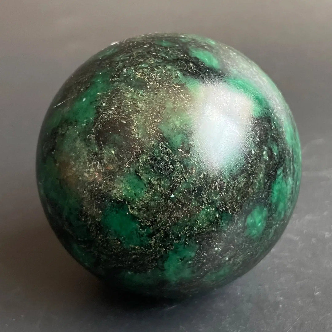 Green Jasper Sphere