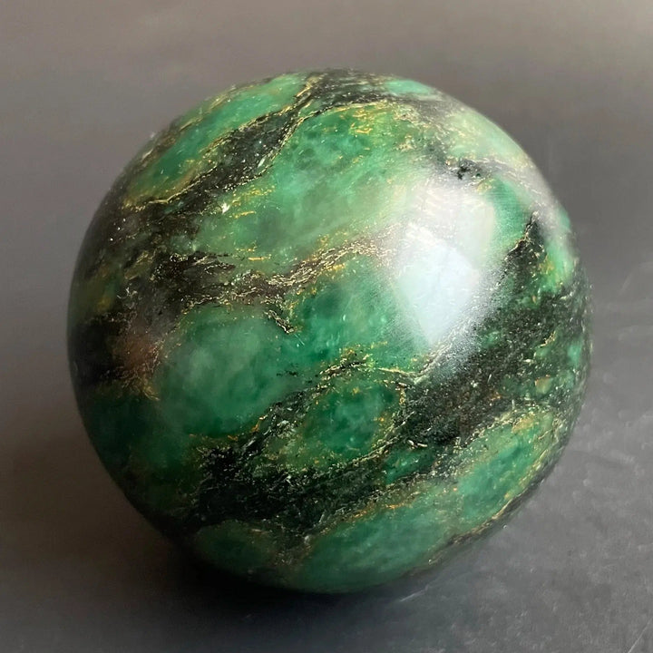 Green Jasper Sphere