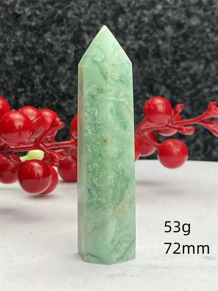 Green Laced Jasper Tower