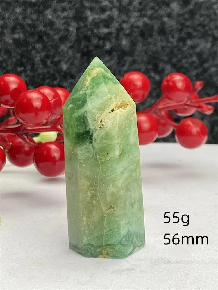 Green Laced Jasper Tower