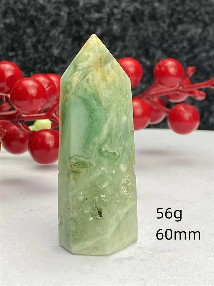 Green Laced Jasper Tower