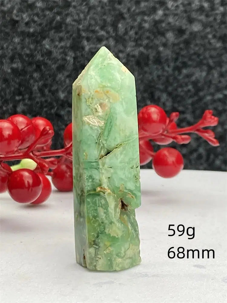 Green Laced Jasper Tower