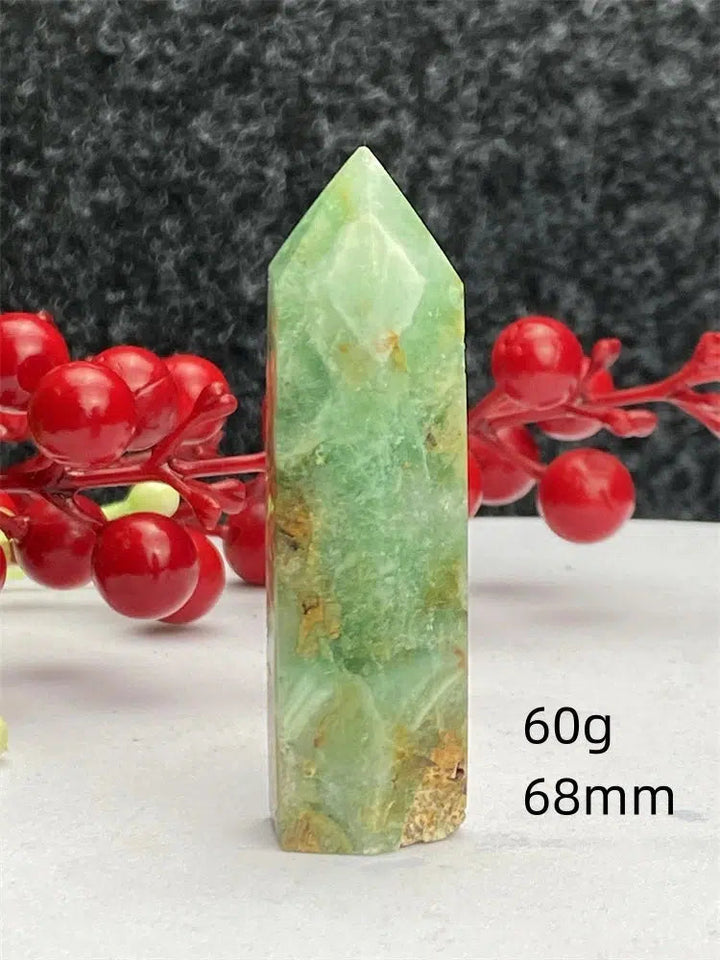 Green Laced Jasper Tower