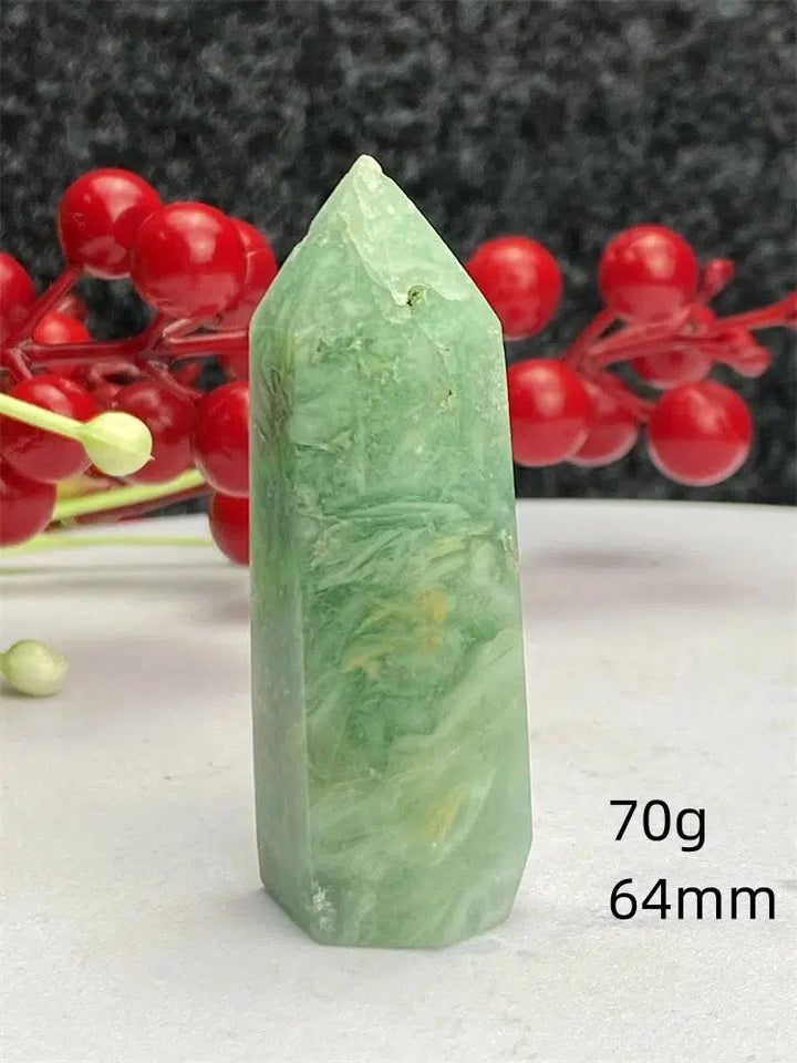 Green Laced Jasper Tower