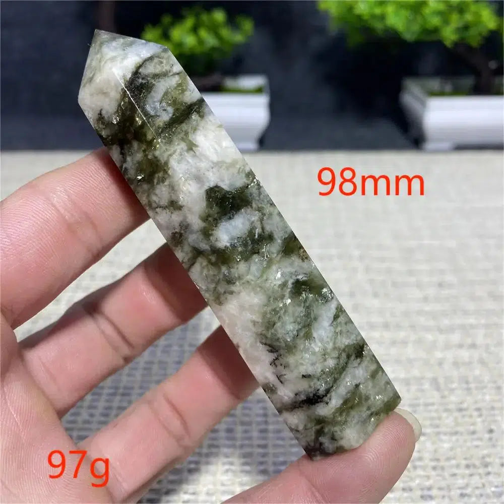 Green Mica Tourmaline Tower