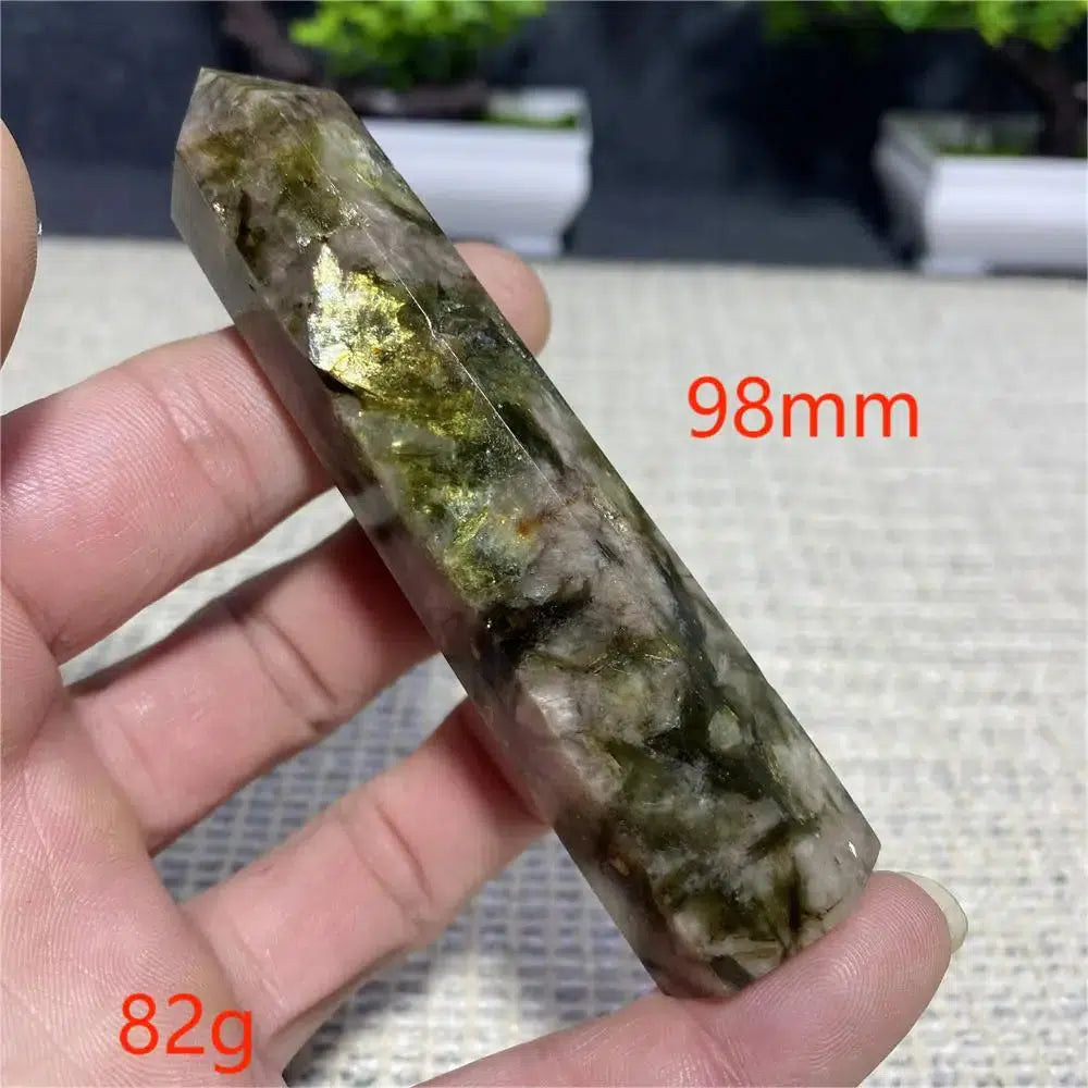 Green Mica Tourmaline Tower