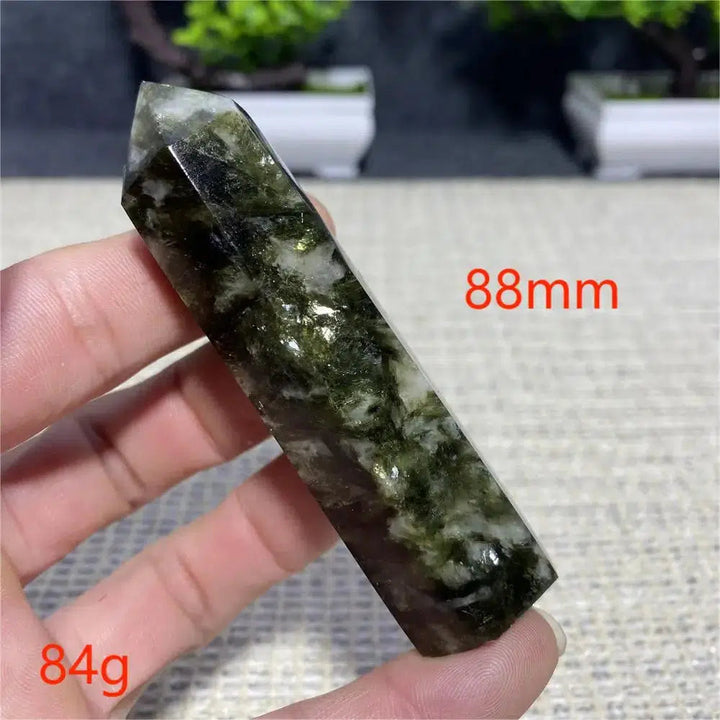 Green Mica Tourmaline Tower