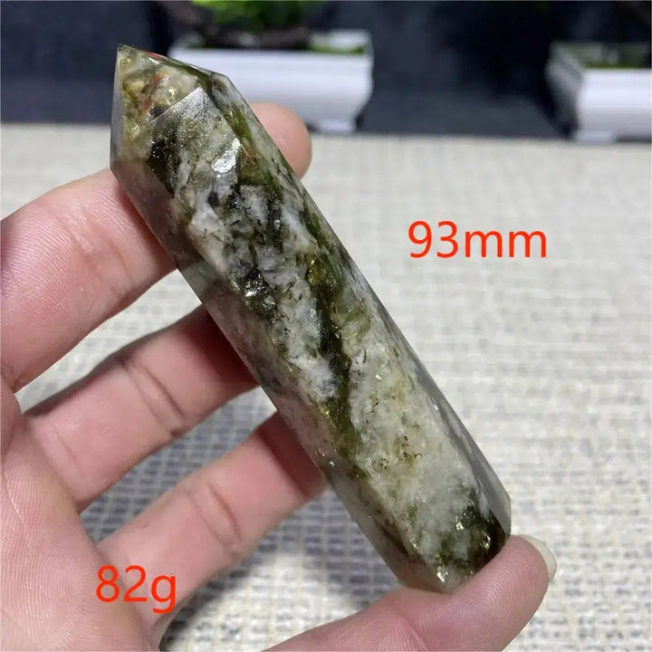 Green Mica Tourmaline Tower