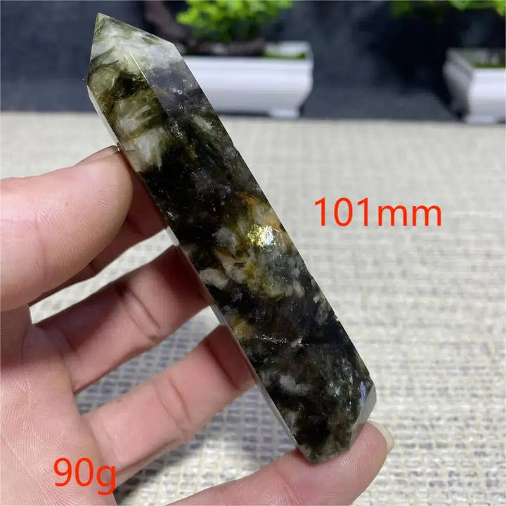 Green Mica Tourmaline Tower