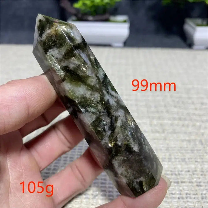 Green Mica Tourmaline Tower