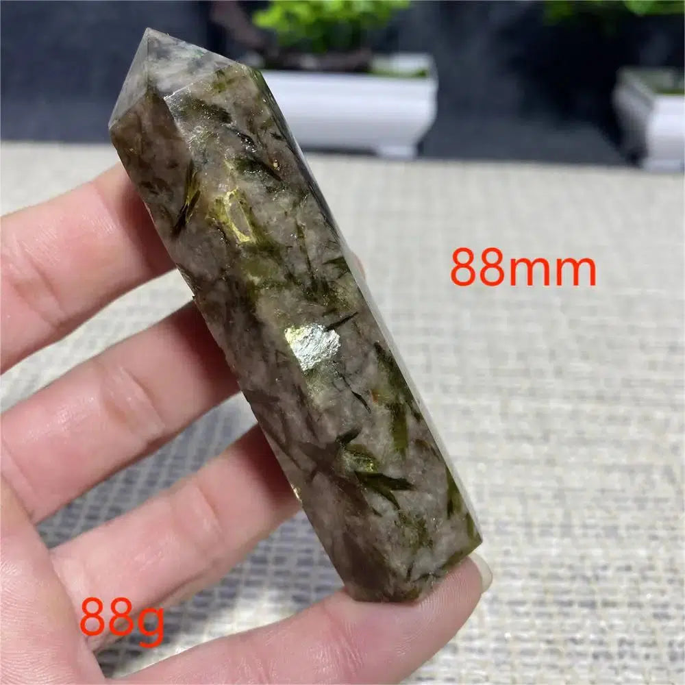 Green Mica Tourmaline Tower