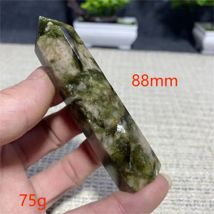 Green Mica Tourmaline Tower