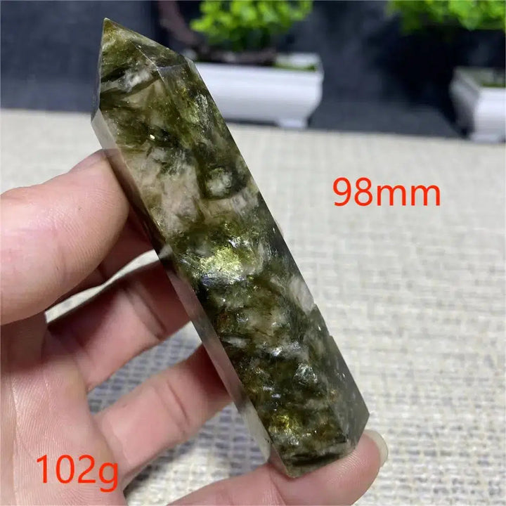 Green Mica Tourmaline Tower