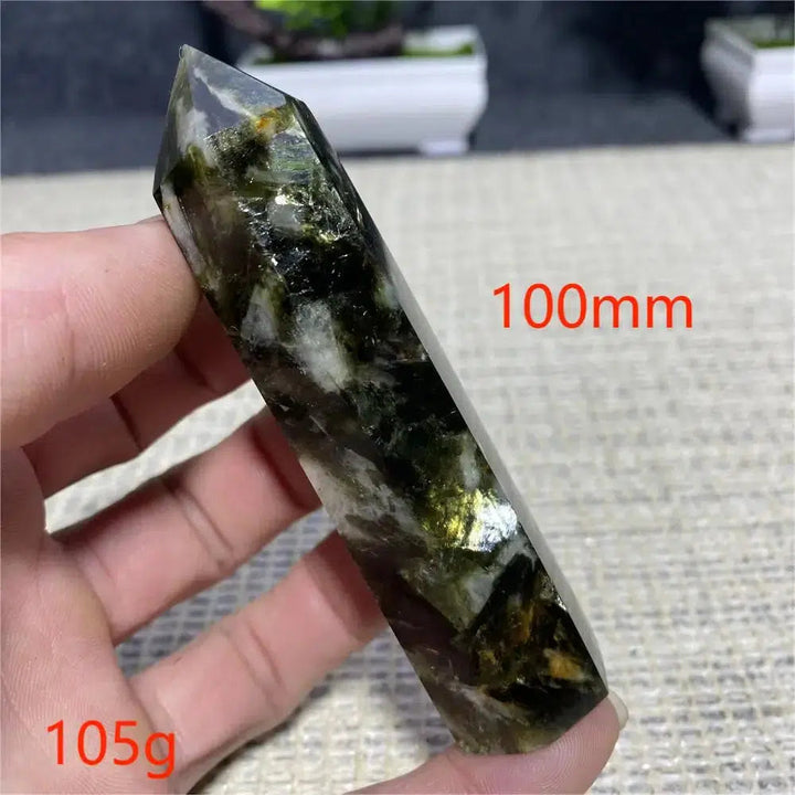 Green Mica Tourmaline Tower