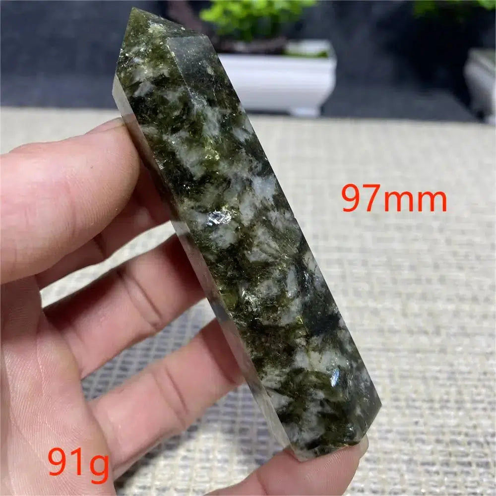 Green Mica Tourmaline Tower