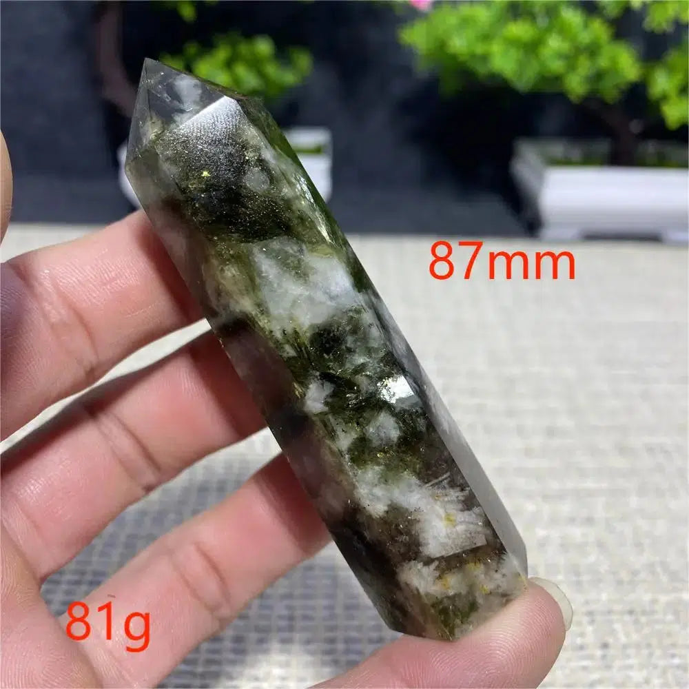 Green Mica Tourmaline Tower