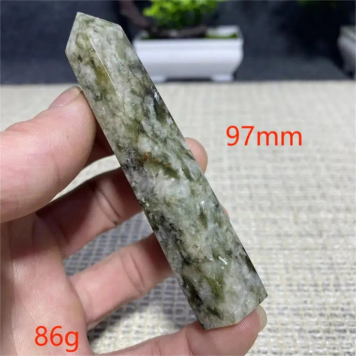 Green Mica Tourmaline Tower