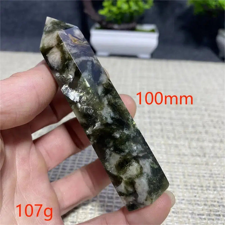 Green Mica Tourmaline Tower