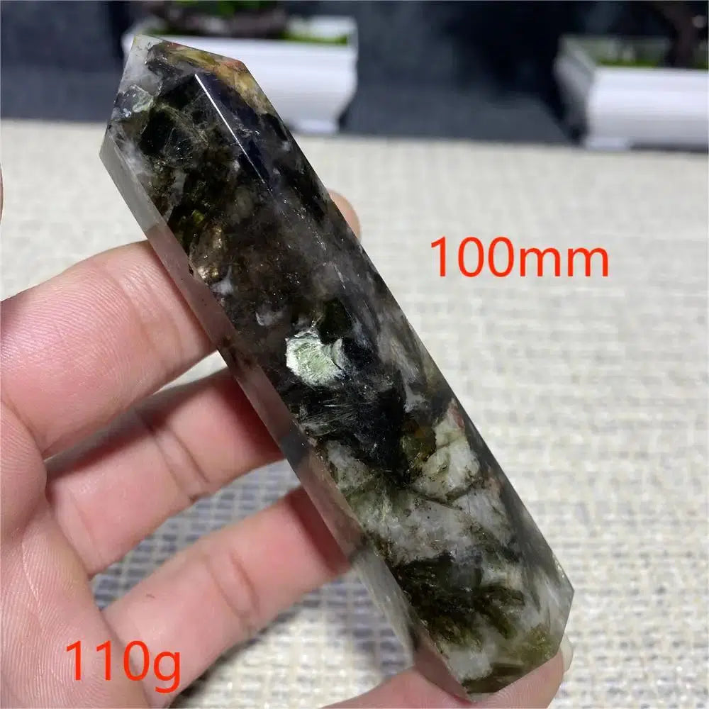 Green Mica Tourmaline Tower