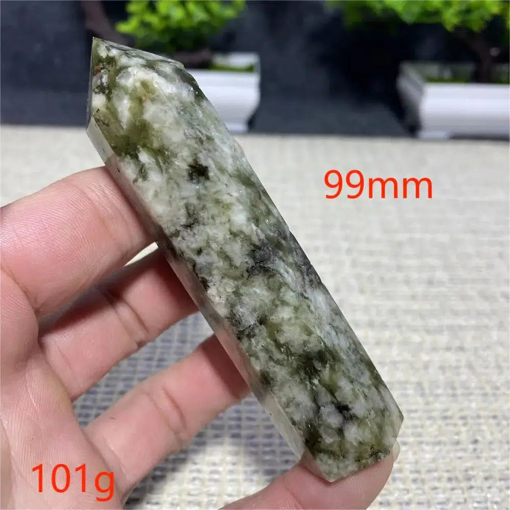 Green Mica Tourmaline Tower