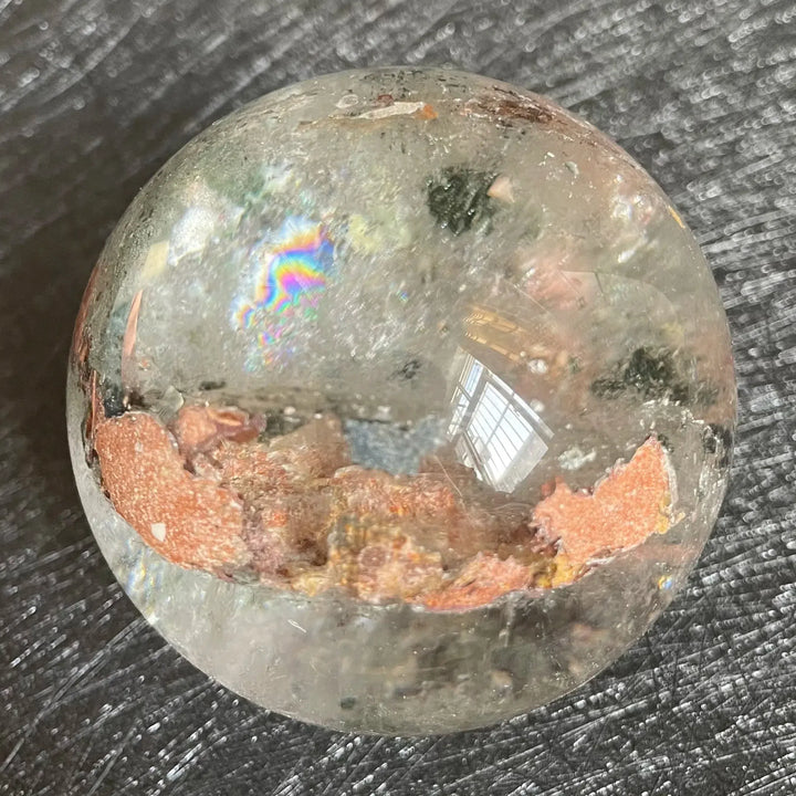 Green Phantom Quartz Sphere