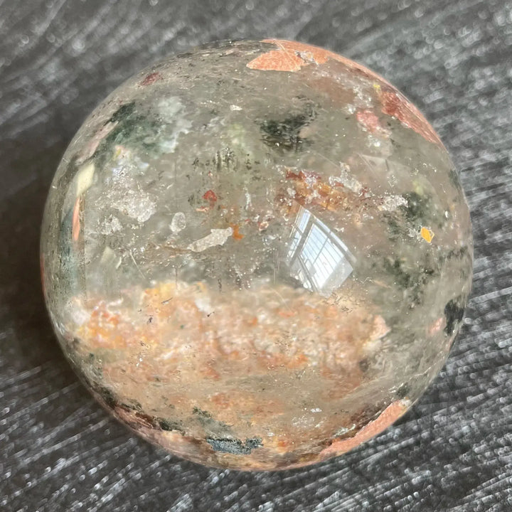 Green Phantom Quartz Sphere