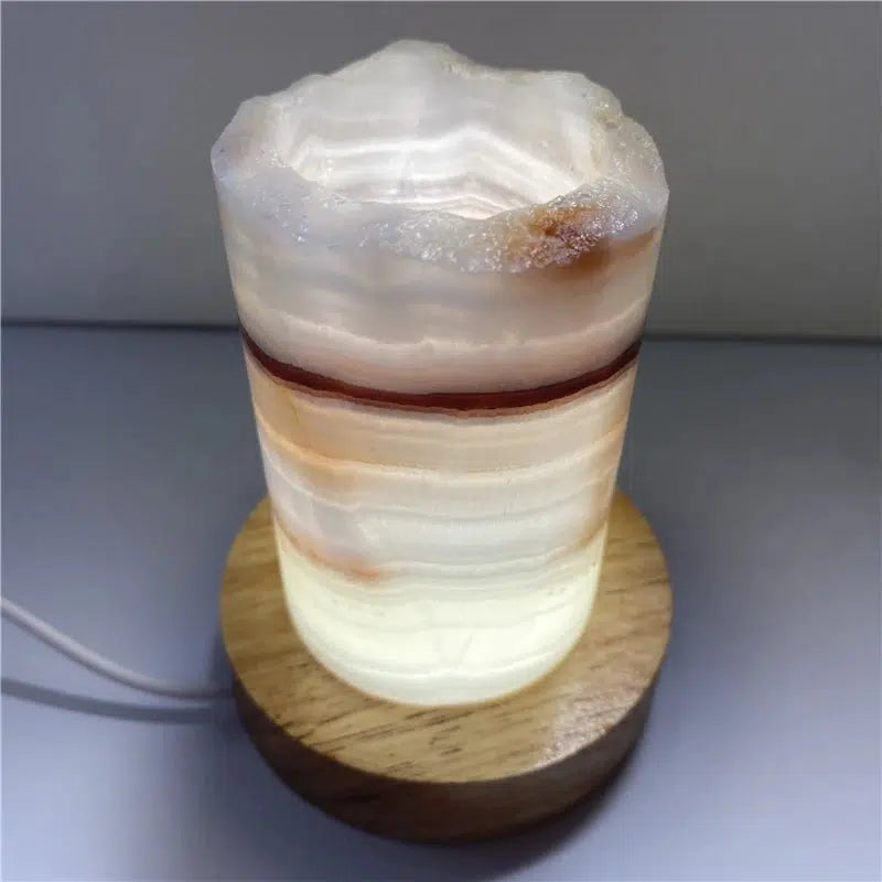 Afghanistan Jade Crystal Lamp
