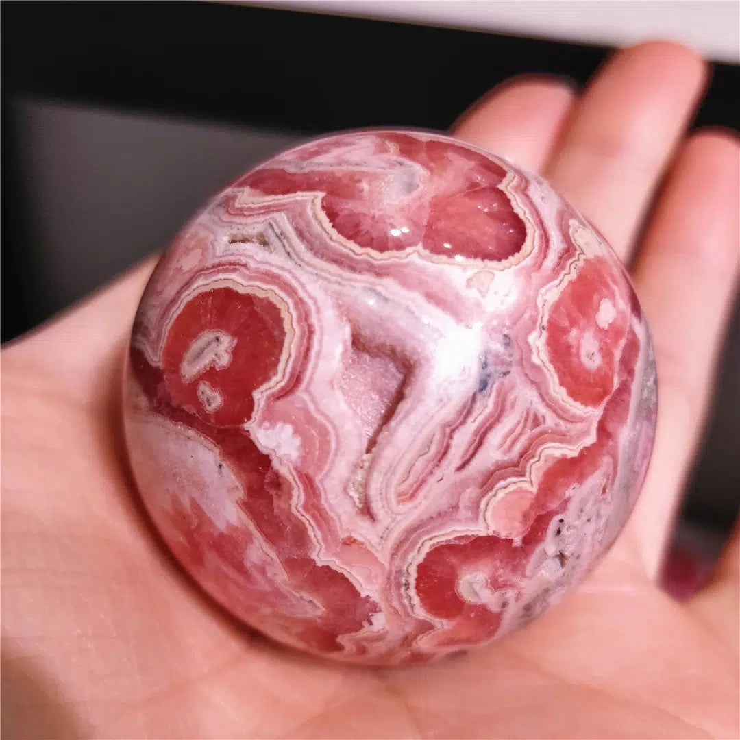 Rhodochrosite Sphere