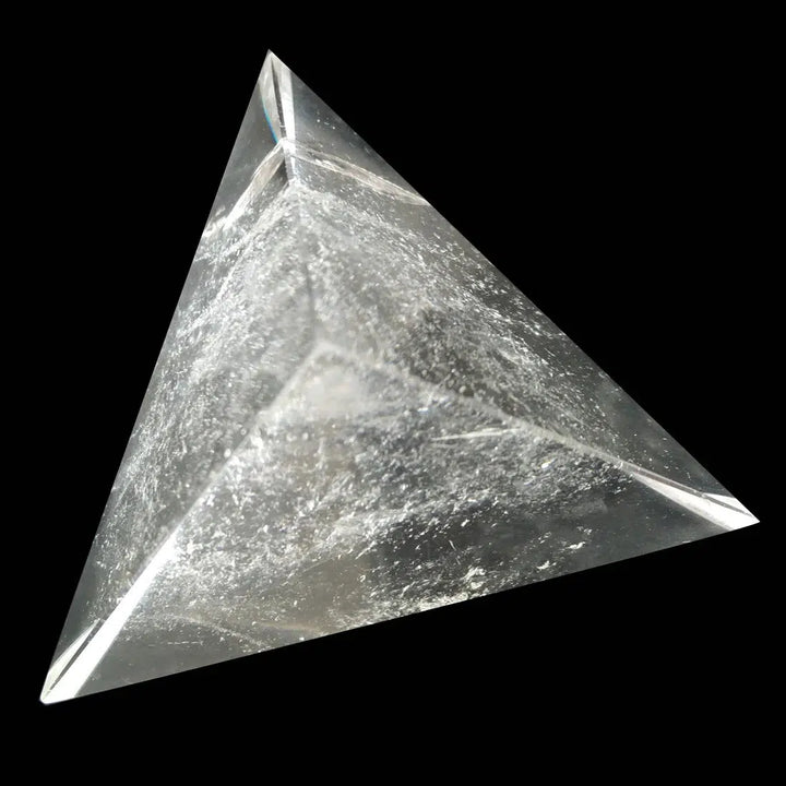 Tetrahedron Clear Quartz Crystal Pyramid