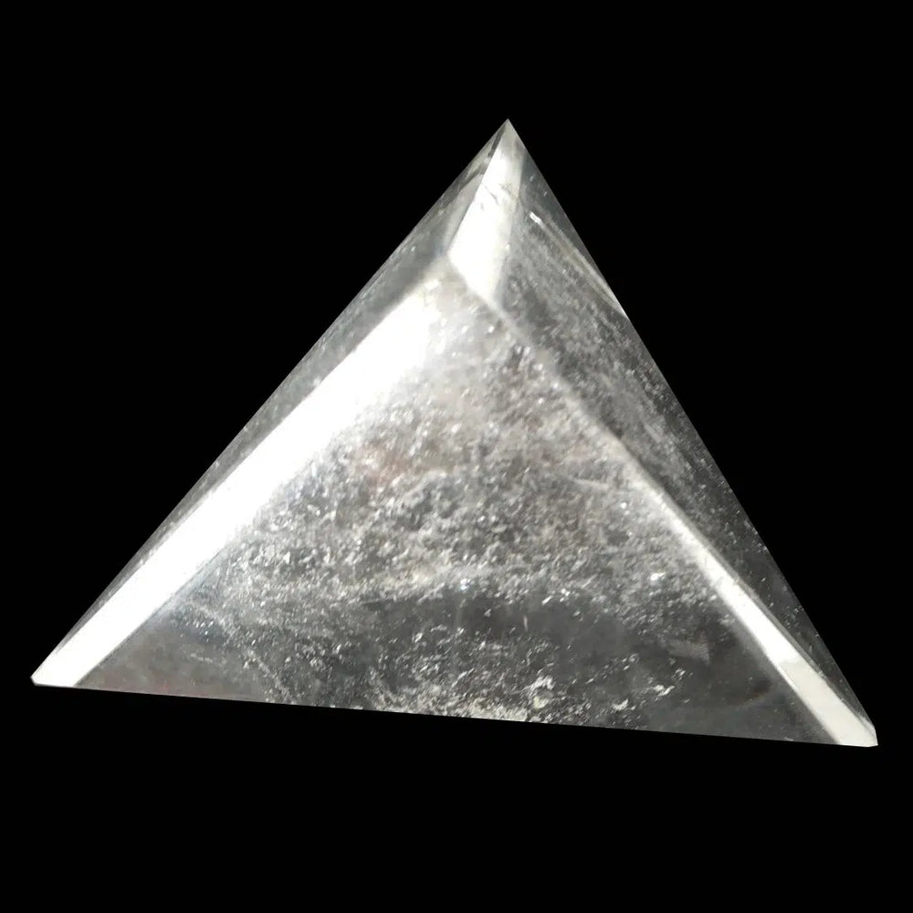 Tetrahedron Clear Quartz Crystal Pyramid