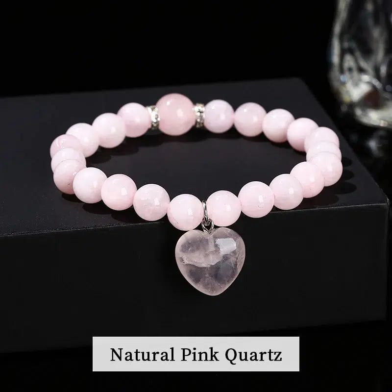 Handmade Crystal Heart Love Bracelet