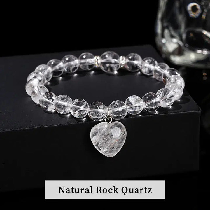 Handmade Crystal Heart Love Bracelet