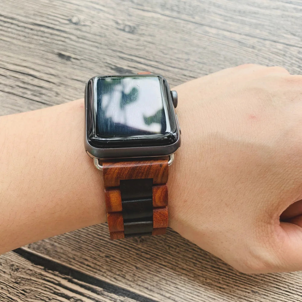 Handmade Wood Band For Apple Watch