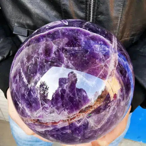 Huge Fantasy Amethyst Sphere