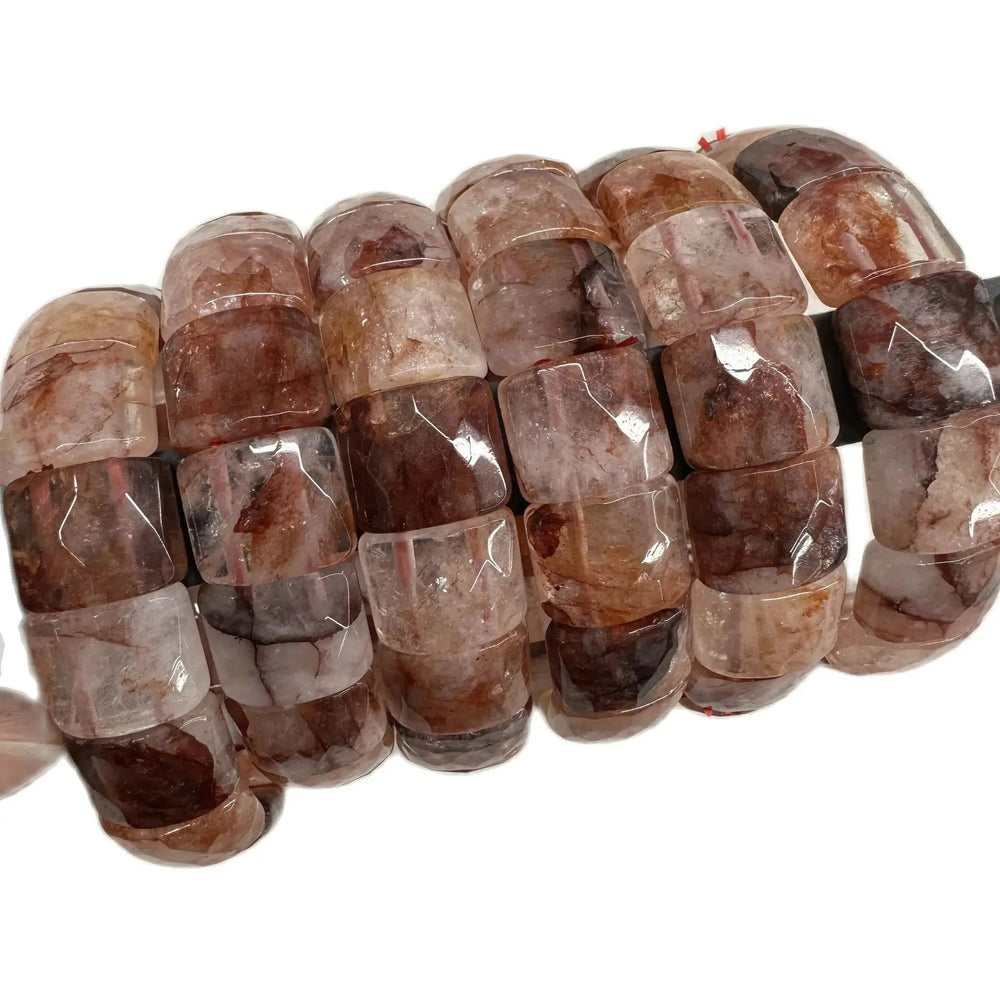 Hematoid Fire Quartz Bracelet