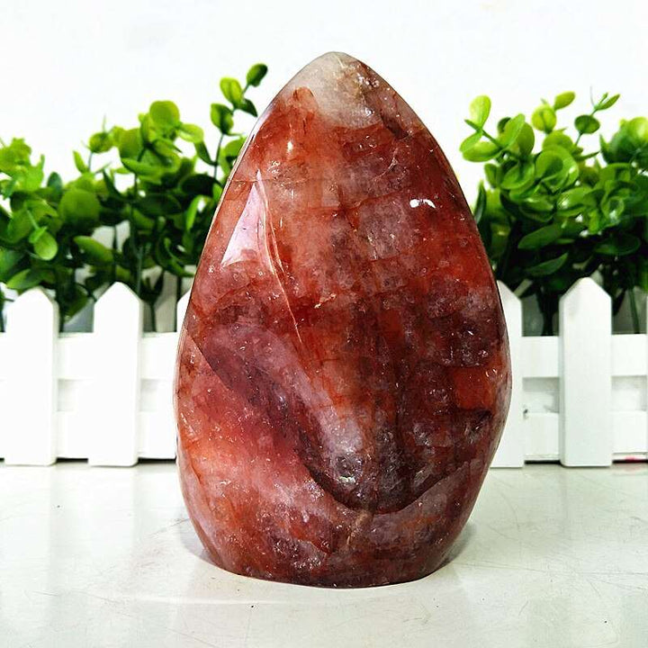 Hematoid 'Fire Quartz' Crystal Freeform