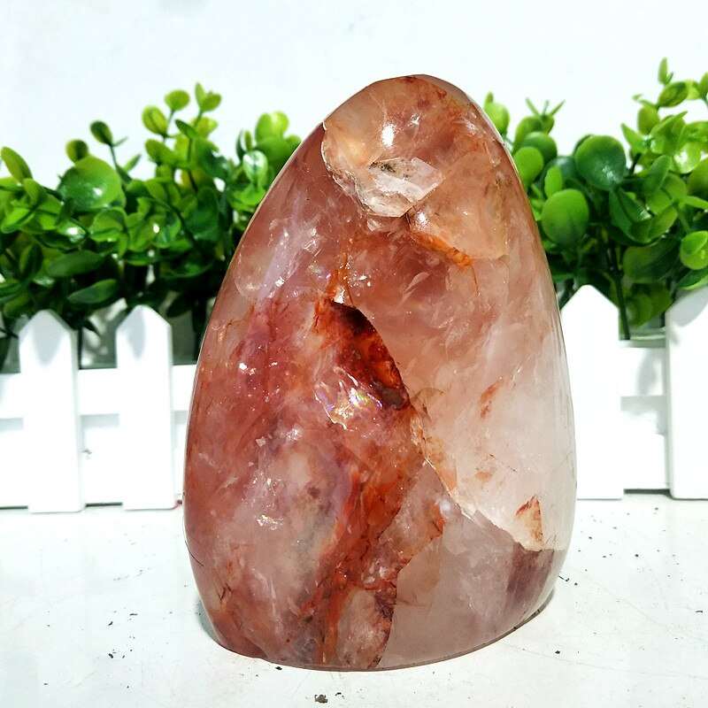 Hematoid 'Fire Quartz' Crystal Freeform