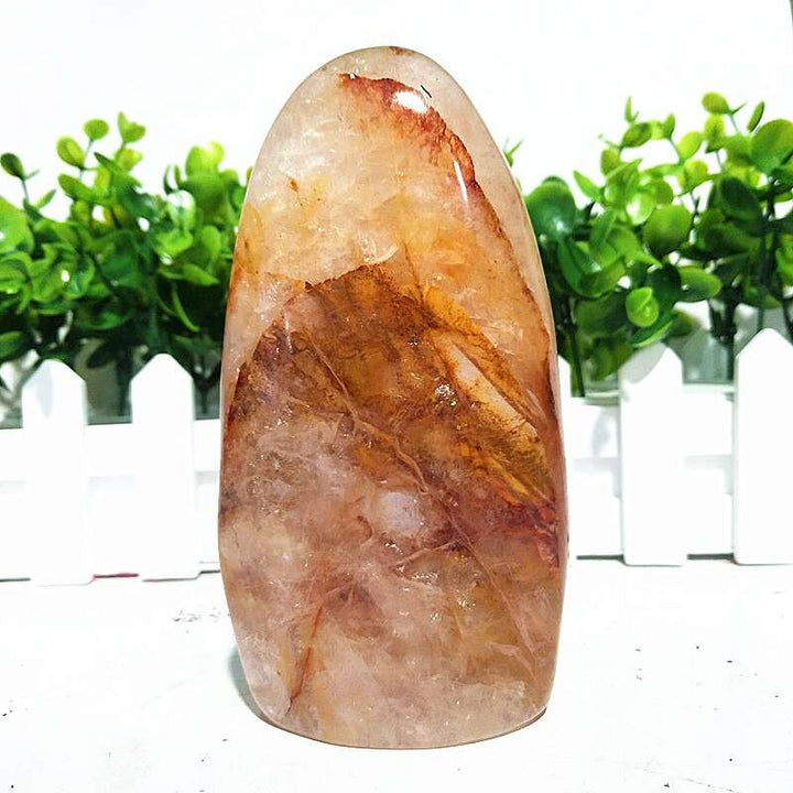 Hematoid 'Fire Quartz' Crystal Freeform