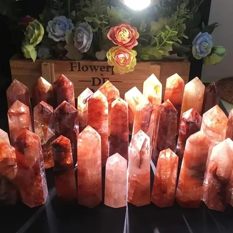 Hematoid Fire Quartz Crystal Tower-Towers-Ali-Fire Quartz-60-80mm-Crystal Destiny