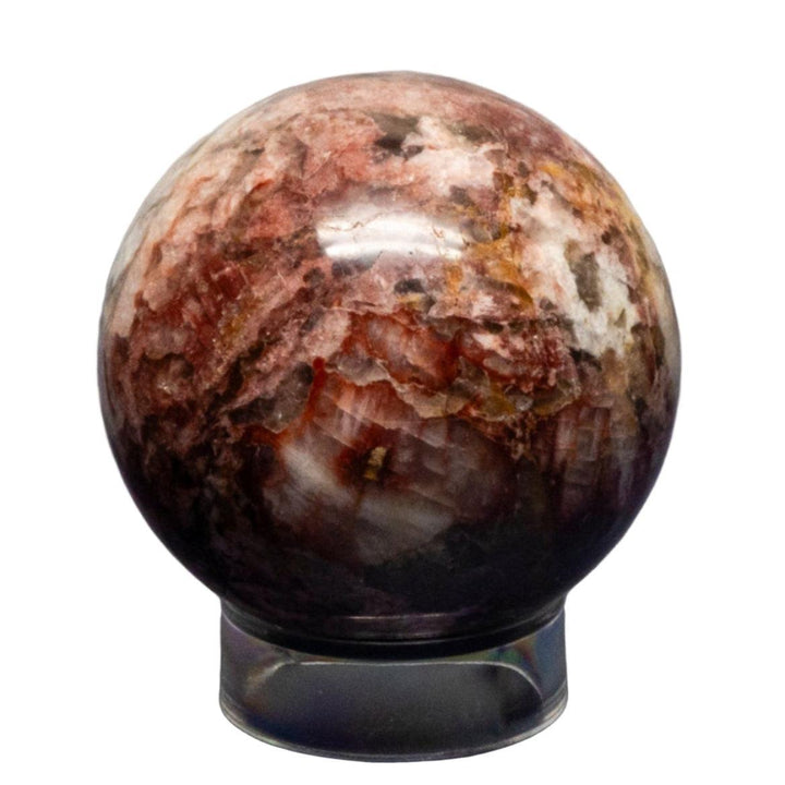 Hematoid "Fire" Quartz Spheres 52-54mm-Spheres-Crystal Destiny-Hematoid Quartz-196g - 53mm Diameter-Crystal Destiny