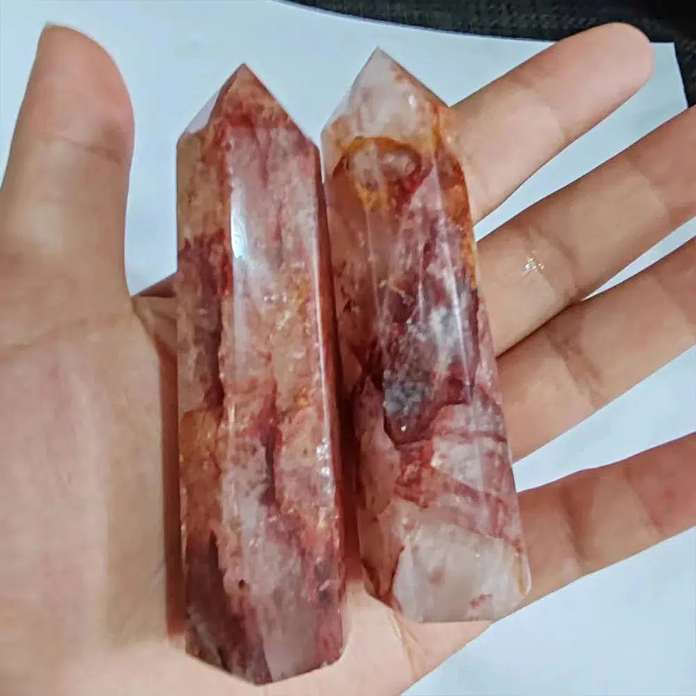 Hematoid “Fire Quartz” Tower