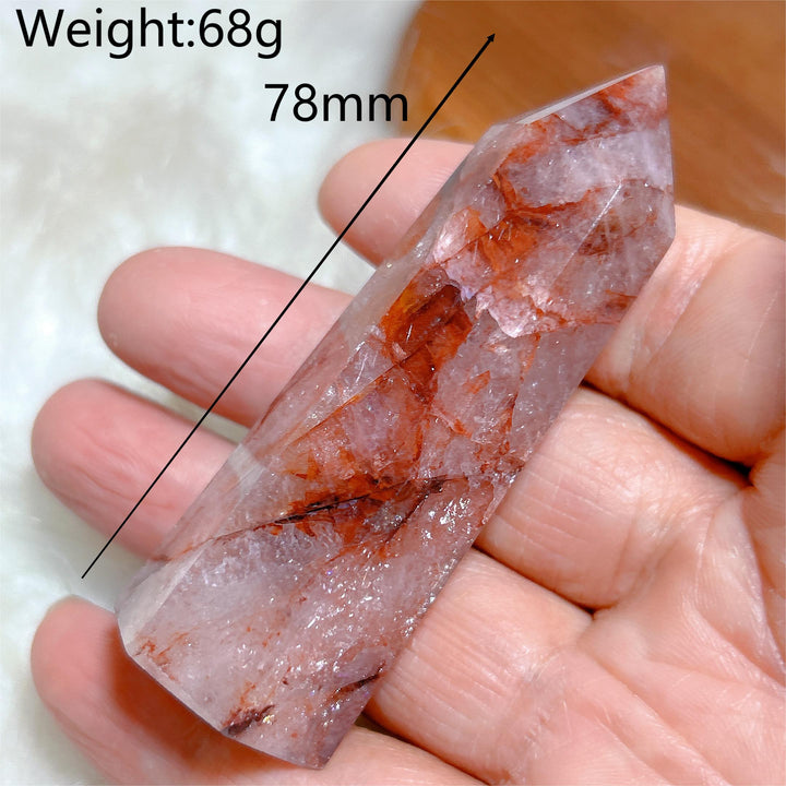 Hematoid Fire Quartz Tower