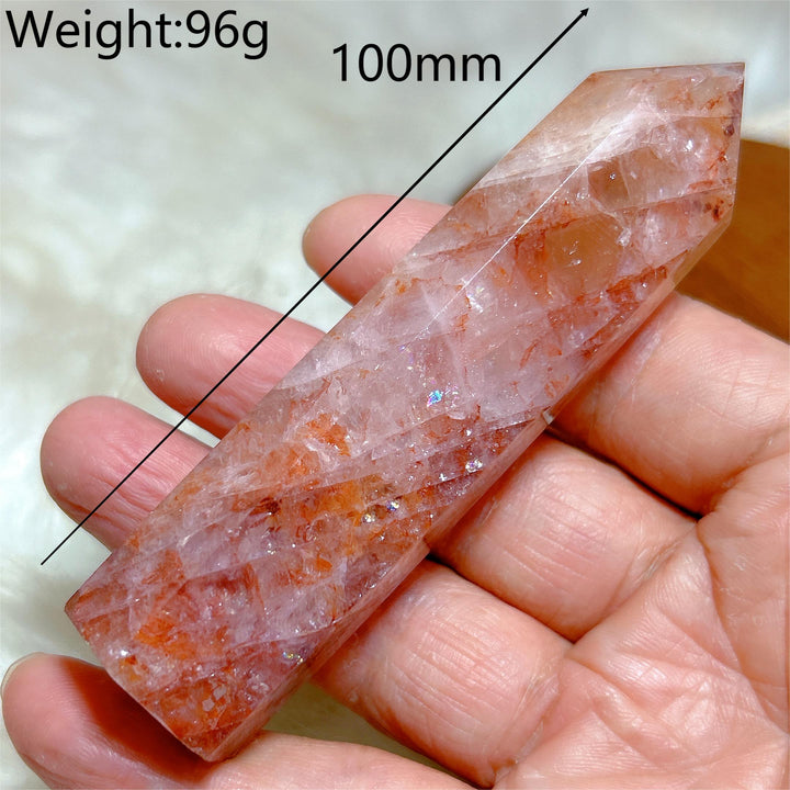 Hematoid Fire Quartz Tower