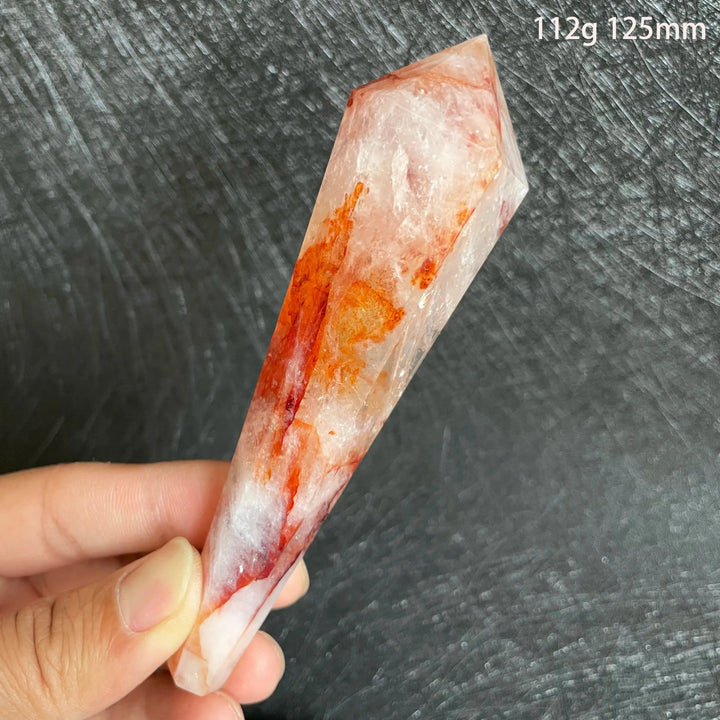 Hematoid ‘Fire’ Quartz Wand