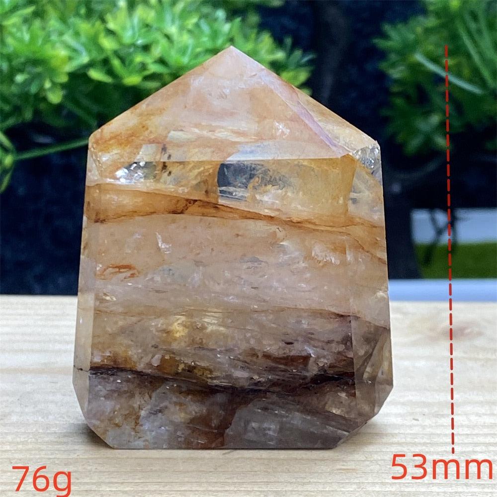 Hematoid Quartz Crystal Tower